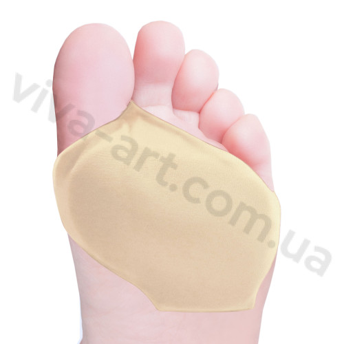 Подушечка из геля под плюсну в ткани, размер на выбор, пар.